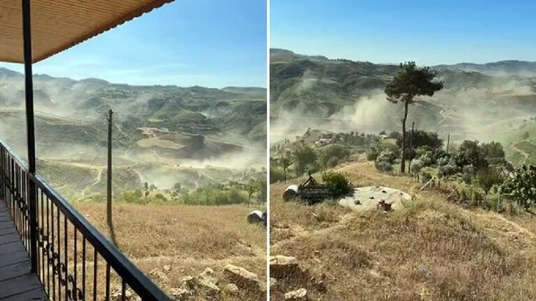 جبال أضنة تهتز بعنف بعد الزلزال “فيديو مرعب”